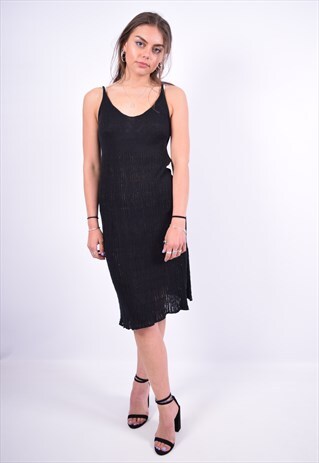 VINTAGE BENETTON DRESS BLACK