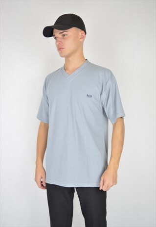 VINTAGE GREY HUGO BOSS T-SHIRT