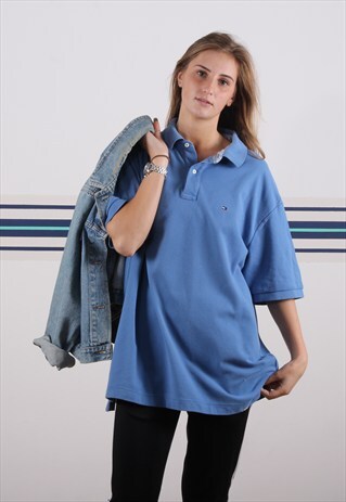 BLUE TOMMY HILFIGER POLO