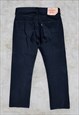 Vintage Levi's 501 Jeans Black Straight Leg W32 L30