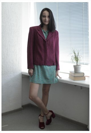 VINTAGE 80'S PURPLE JACKET
