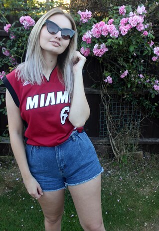 VINTAGE ADIDAS MIAMI HEAT NBA BASKETBALL JERSEY