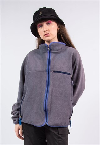 PATAGONIA VINTAGE 90'S GREY FLEECE JACKET