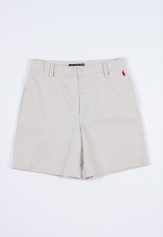 VINTAGE 90S BEIGE SHORTS RALPH LAUREN SPORT 29"