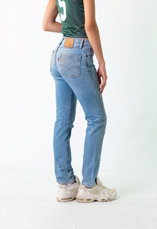 Light Blue 90s Levi's Denim Jeans Baggy Pants