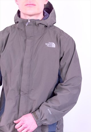 VINTAGE THE NORTH FACE HYVENT JACKET IN GREEN MEDIUM