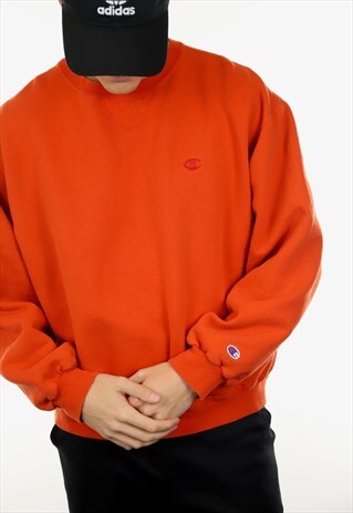 VINTAGE CHAMPION USA SMALL LOGO SWEATSHIRT JUMPER