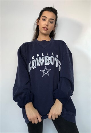 REEBOK DALLAS COWBOYS NFL TOP SWEATSHIRT SWEATER JUMPER