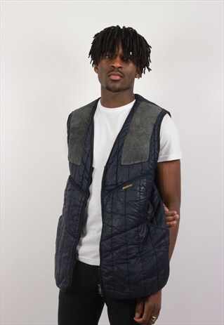 VINTAGE BARBOUR QUILTED SLEEVELESS JACKET