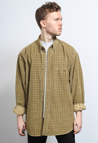 VINTAGE CORDUROY CORD SHIRT