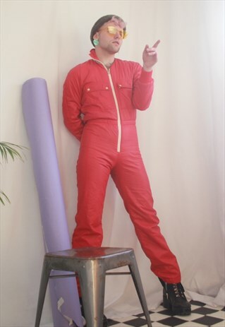 THE MOST INCREDIBLE COLMAR ITALIAN REVERSIBLE 80S SKI SUIT