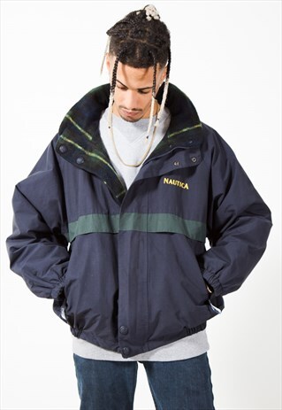 UNIQUE VINTAGE 80S NAUTICA REVERSIBLE JACKET / S2258