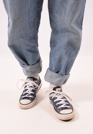 VINTAGE CONVERSE LOW TRAINERS RED