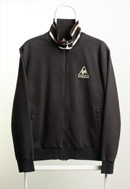 Vintage Le Coq Sportif Zip up Sweatshirt Black Size M
