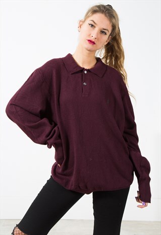 VINTAGE POLO RALPH LAUREN KNIT JUMPER / S0014