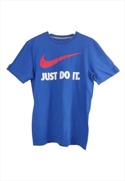 Vintage Nike Just Do It Tshirt in Blue S
