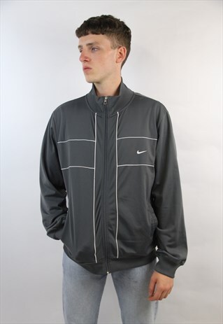 VINTAGE NIKE GREY SPORTS JACKET