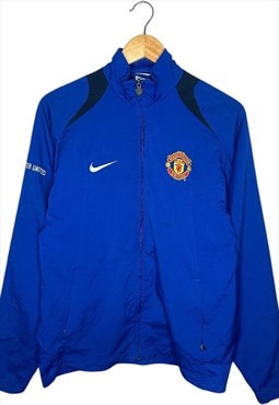 VINTAGE NIKE MANCHESTER UNITED BLUE TRACK JACKET Y2K