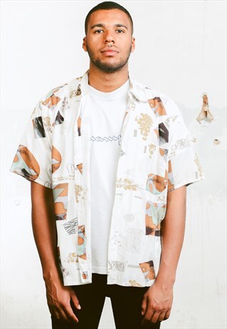 VINTAGE 90S PATTERN SHIRT