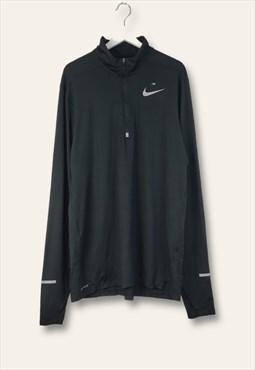Vintage Nike Sweatshirt Quarter zip in Black L
