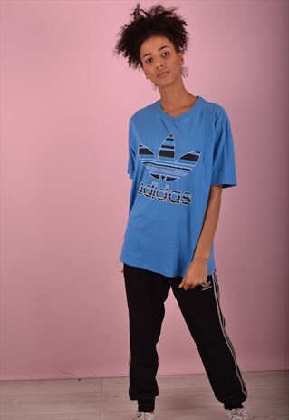 BLUE ADIDAS T-SHIRT GBT4352