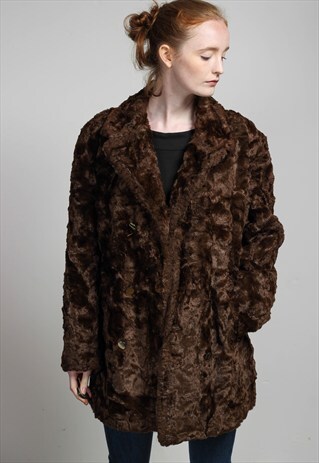 VINTAGE FAUX FUR JACKET