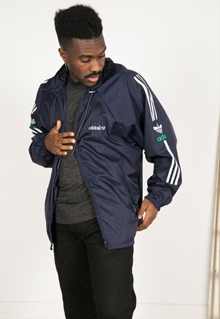VINTAGE 80S USA ADIDAS RAINCOAT