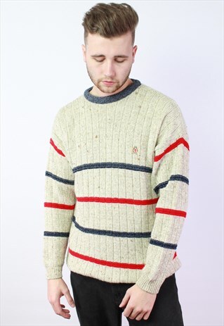 TOMMY HILFIGER CREST VINTAGE KNITTED JUMPER