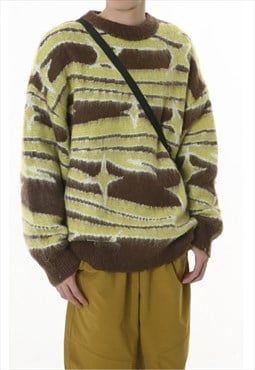 Men's Retro contrast sweater AVOL.2