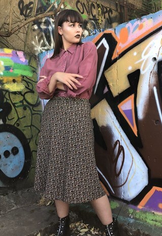 FLORAL VINTAGE SKIRT