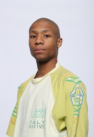 VINTAGE VANS LOGO T-SHIRT WHITE GREEN