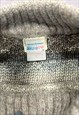 VINTAGE KNITTED JUMPER ABSTRACT PATTERNED KNIT SWEATER