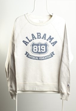 Vintage Champion Alabama Crewneck Sweatshirt Grey Size L