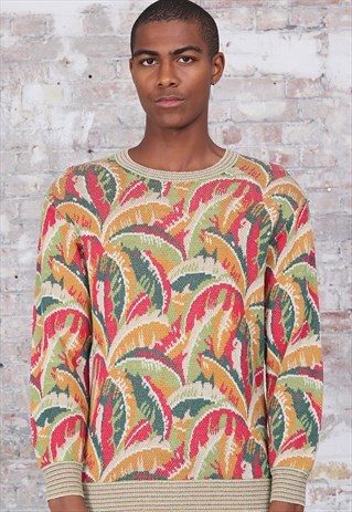 VINTAGE MISSONI PATTERN JUMPER MULTI