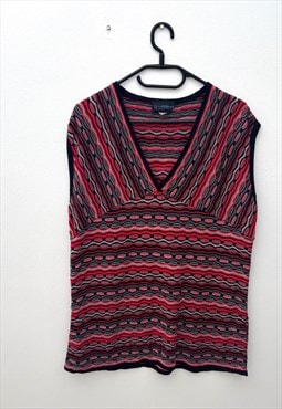 Vintage Coogi knit v neck vest jumper XL