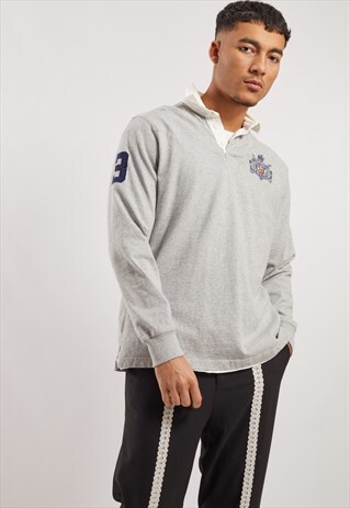 VINTAGE RALPH LAUREN LONG SLEEVE POLO TOP