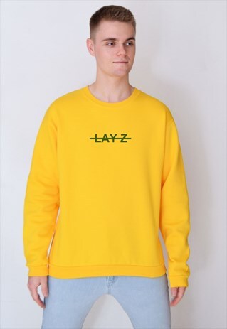 YELLOW LAY-Z (GREEN) SWEATSHIRT