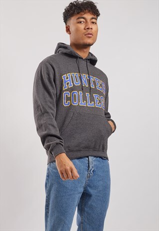 VINTAGE CHAMPION HUNTER COLLEGE HOODIE