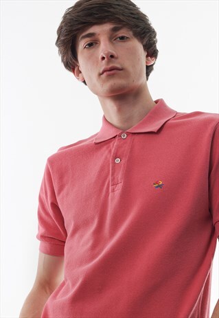 VINTAGE BENETTON 90S PINK SHORT SLEEVE