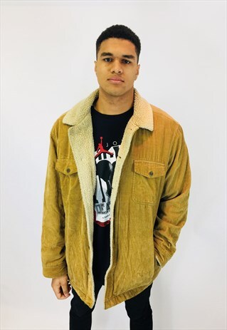 GAP FLEECE LINED CORD JACKET