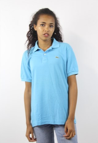 VINTAGE LACOSTE BLUE POLO SHIRT