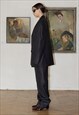VINTAGE 90'S GRAPHITE POWER SUIT CO-ORDINATES