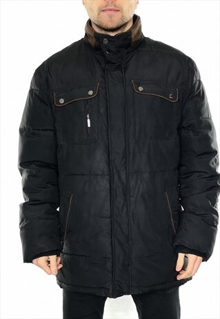 levi's black puffer jacket