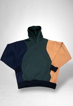 Reworked Nike Embroidered Hooded Sweatshirt