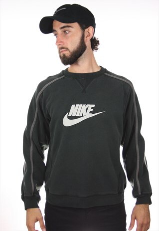 VINTAGE NIKE BIG LOGO SPELL OUT SWEATSHIRT JUMPER