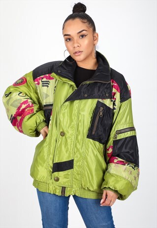 VINTAGE UNBRANDED SKI JACKET J1160