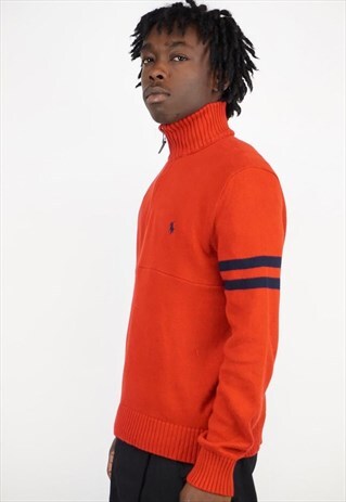 VINTAGE 90'S RALPH LAUREN 1/4 ZIP JUMPER