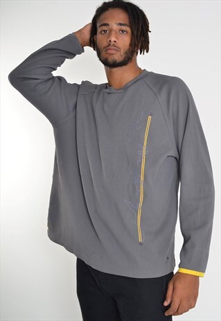 VINTAGE NIKE 90'S SWEATSHIRT JUMPER GREY