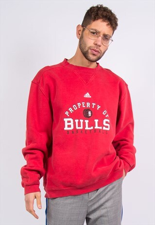 VINTAGE ADIDAS SWEATSHIRT NBA CHICAGO BULLS