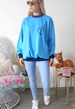VINTAGE NAVY SWEATSHIRT